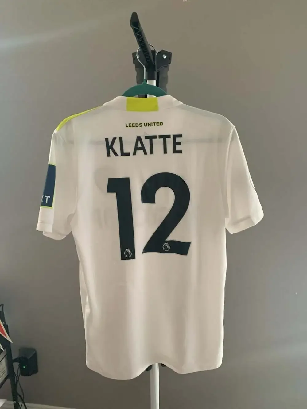 Adidas Leeds United 2021/2022 Home Football Jersey - #12 KLATTE